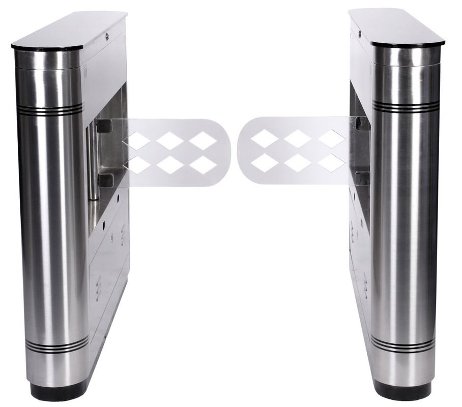 Industrial zones bi-directional passing stainless steel swing security barriers and gates