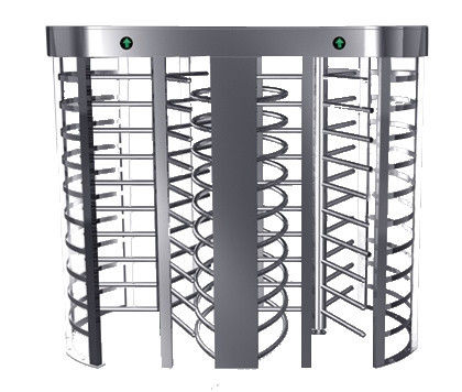 Automatic Electric Full Height Turnstile Entrance Gate With Stainless Steel Tube