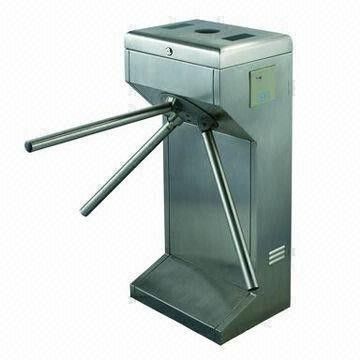 Security Access Control Turnstiles with 520mm Width, Made of Stainless Steel