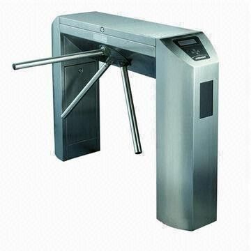 Security Access Control Turnstiles with 115/230V AC, 50/60Hz Power Supply, Made of Stainless Steel