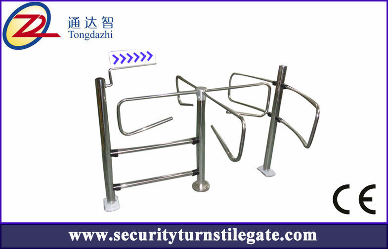316 Stainless Steel supermarket turnstile / Mechanical Swing Gate Turnstile