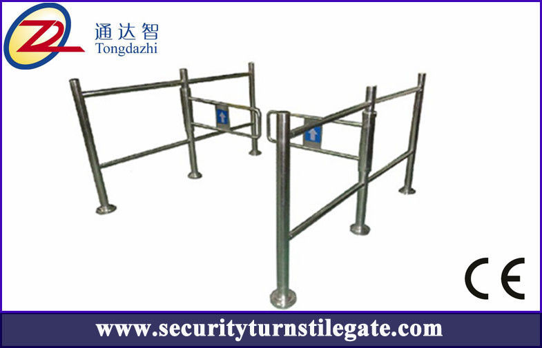 Manual turnstile Pedestrian Barrier Gate with hand push For Shopping Mall