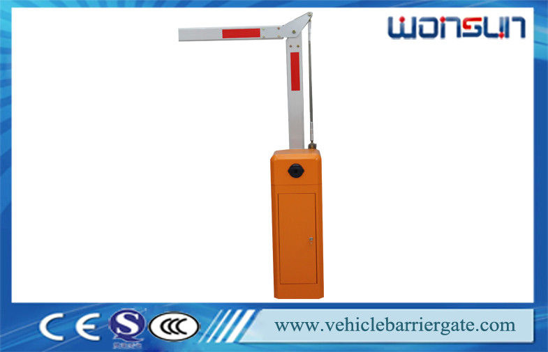 Folding 80W Highway Toll Car Automatic Barrier Gate With Manual Release