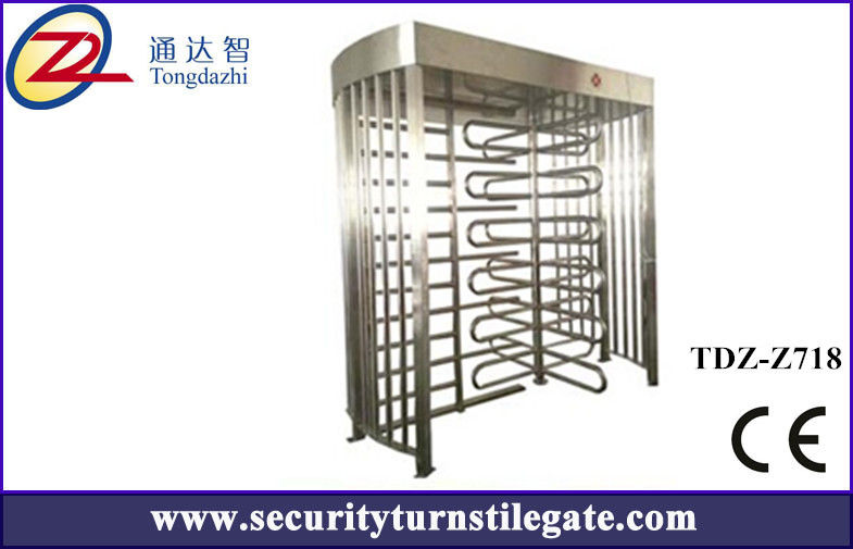 RFID reader access control Turnstile Full Height with stainless design