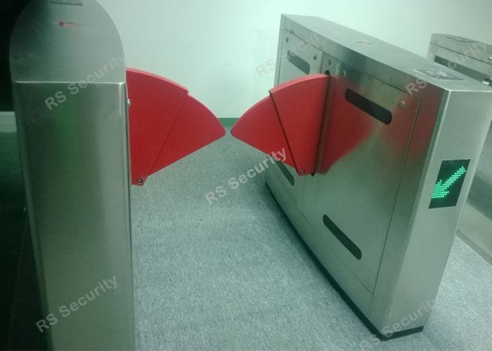 Passageway Double Wing Flap Barrier Gate Automatic Security Tursntile