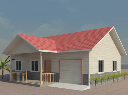 Portable Steel Frame Structure 4 3 Bedroom Modular Homes