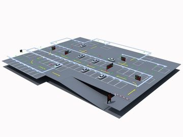 Magnetic Sensor Intelligent Car Parking Guidance System For Indoor , Airports and Hotels
