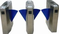 Indoor Two Directional Barcode Wing Access Control Turnstiles for State Fairs RS232 CE OEM