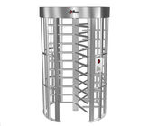 0.2S Electric Security Stainless Steel Full Height Turnstile with Light Alarm RS485