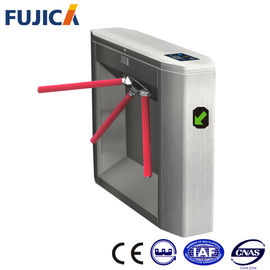 TCP / IP / RFID Tripod Turnstile , Subway Stations Gate Gateways