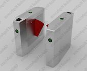 Flap Wing Waist Height Turnstiles / Retractable Barrier Gate for Subway Station Access Control