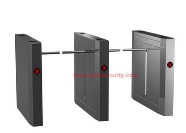 304 Stainless Steel Automatic Drop Arm Barrier Electric Rfid Pedestrian High Speed Turnstile