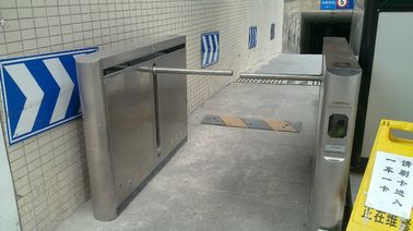 Outdoor SS304 Stainless Steel Bicycle Access Channel Drop Arm Gate Turnstiles FJC-Z6618