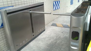 Outdoor SS304 Stainless Steel Bicycle Access Channel Drop Arm Gate Turnstiles FJC-Z6618