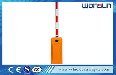 Orange Intelligent Automatic Road Boom Barrier Gate With Limit Switch