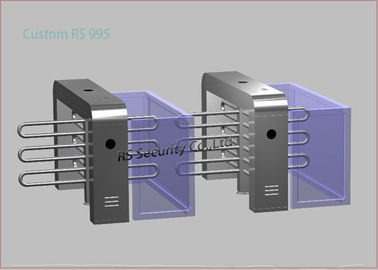 Automated Full Height Turnstiles Gates With Security Alarm And Card Reader RS485