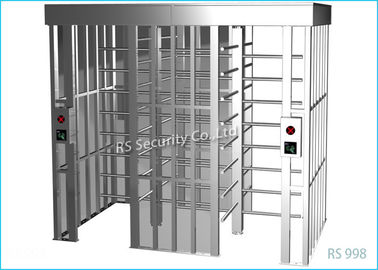 Security Waterproof Full Height Turnstiles 2 Lane Hotel Ferry Management