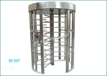 Stainless Steel Waterproof Full Height Turnstile Automatic Security Tri Channnel