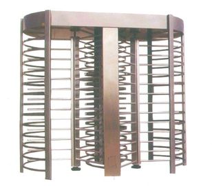 304 Stainless Steel 2 Lane Full Height Turnstiles Single Or Double Way Optional 2300mm Height