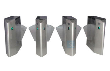 Subway Station Swing Gate Security Barrier Systems Half Height Turnstiles
