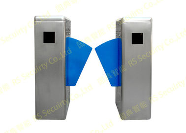 Samrt  304 Stainless Steel Blue Wing Turnstiles With IR Sensor  Control