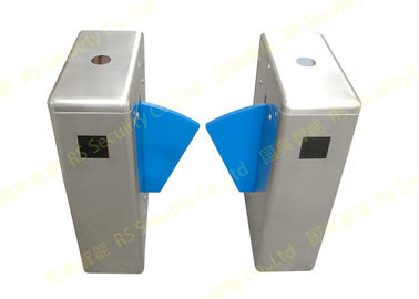 Samrt  304 Stainless Steel Blue Wing Turnstiles With IR Sensor  Control