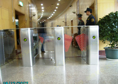 Samrt  304 Stainless Steel Blue Wing Turnstiles With IR Sensor  Control