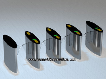 Electric Indoor Wing Flap Barrier Gate Turnstile Subway Or Metro Access