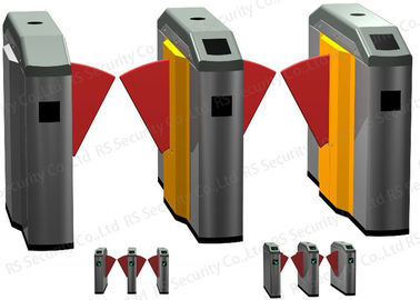 Automatic TCP / IP Flap Barrier Gate Remote IR Sensor Access Control