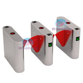 Automatic Access Control Flap Barrier Gate Retractable Anti-pinch Pedestrian Entrance Gate