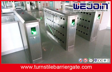 Half Height Safety Access Control Turnstile Gate Flap Barrier Gate