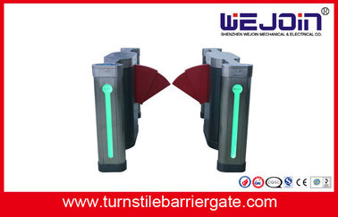 900mm Width Electronic Flap Barrier Gate  /  Pedestrian Automatic Systems Turnstiles