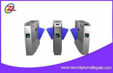 Stainless Steel Flap Automatic Barrier Gate Rfid Entrance System