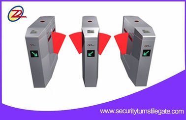 Full Automatic Falp Barrier Gate , Handicap Lane Flap Turnstile with Smart Card System