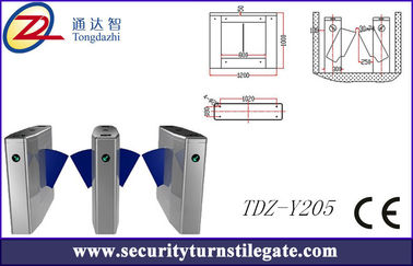 OEM Subway turnstile Flap Barrier Gate , Turnstile Security Products