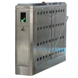 110V/220V Stainless Steel Flap barrier Gate with Anti-tailing Function For Metro Stations