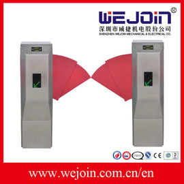 Waist High Speed Gate Systems Retractable Flap Barrier Turnstile For Bus Station