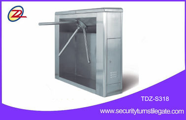 Waist Height Esd Tripod Turnstile Gate / Stainless Steel Tripod Gate Barrier