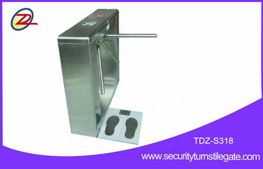 Waist Height Esd Tripod Turnstile Gate / Stainless Steel Tripod Gate Barrier