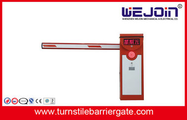 Parking System Auto Boom Barrier Gate System With LED Screen , CE ISO SGS approvals