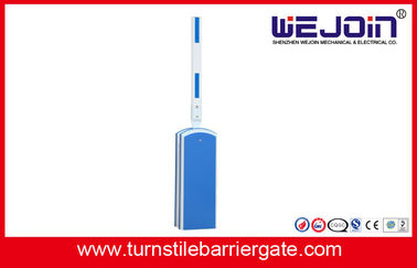 Blue Bi - directional Car Park Boom Barrier Gate , Entrance Gate Security Systems