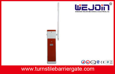 Red Intelligent Automatic Road Boom Barrier Gate With Limit Switch