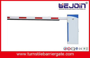 Red Intelligent Automatic Road Boom Barrier Gate With Limit Switch