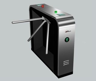 RS485 Magnetic Traffic Prompt One Way Tripod Turnstile Gate, Drop Arm Barrier