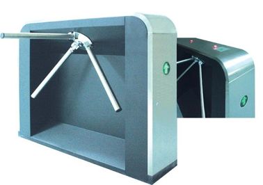 RS485 Magnetic Traffic Prompt One Way Tripod Turnstile Gate, Drop Arm Barrier