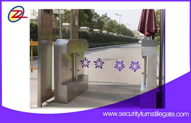 High speed RFID card reader full height turnstile for station entrance