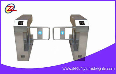 High speed RFID card reader full height turnstile for station entrance