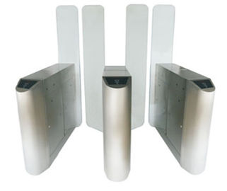 motorized electronic double entrance full height turnstiles gates