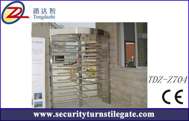 90 degree RFID Full Height Turnstile access control system with single channel