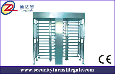 Access control Double Turnstile Full Height for stadium , 30 person / min